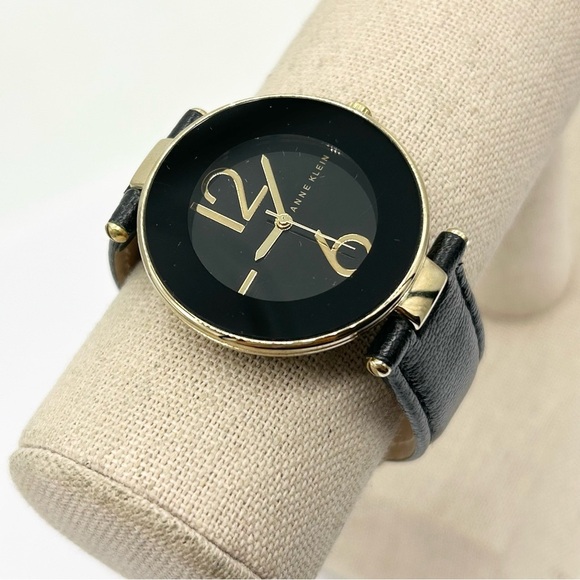 Anne Klein Black Bold Watch - Picture 1 of 5